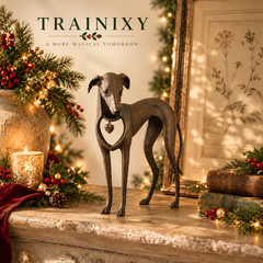 Vintage Iron Sighthound Dog Sculpture