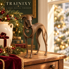 Vintage Iron Sighthound Dog Sculpture