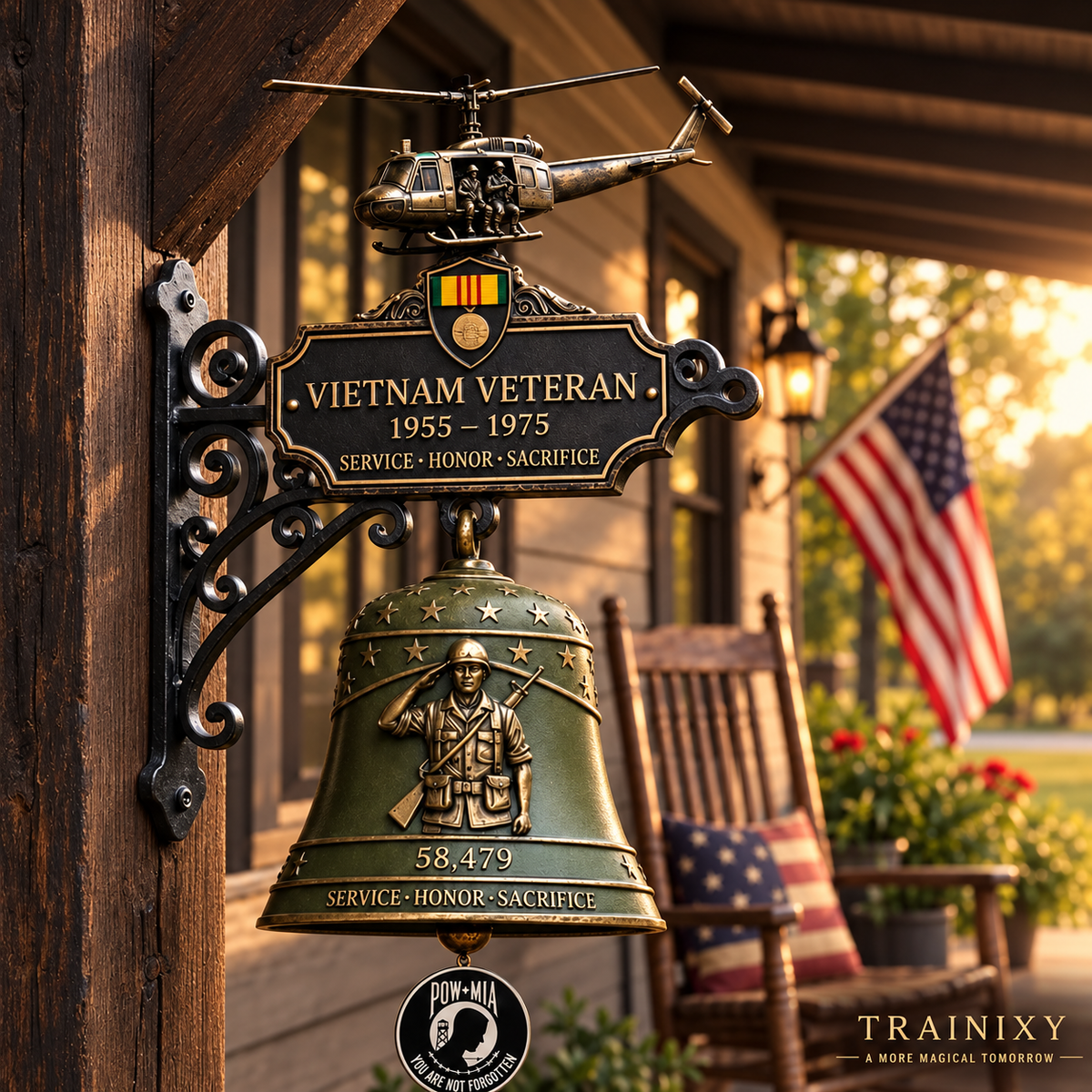 Veteran Memorial Bell-Service. Honor. Sacrifice