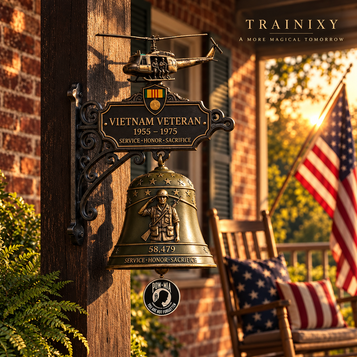 Veteran Memorial Wall Bell