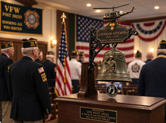 Veteran Memorial Wall Bell