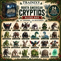 North American Cryptids Mystery Blind Box – Collectible Folklore Mini Figures