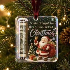Christmas Cash Holder Ornament – Holiday Money Gift
