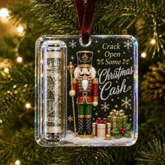 Christmas Cash Holder Ornament – Holiday Money Gift